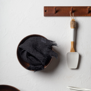 Alternative view of Black Napkin