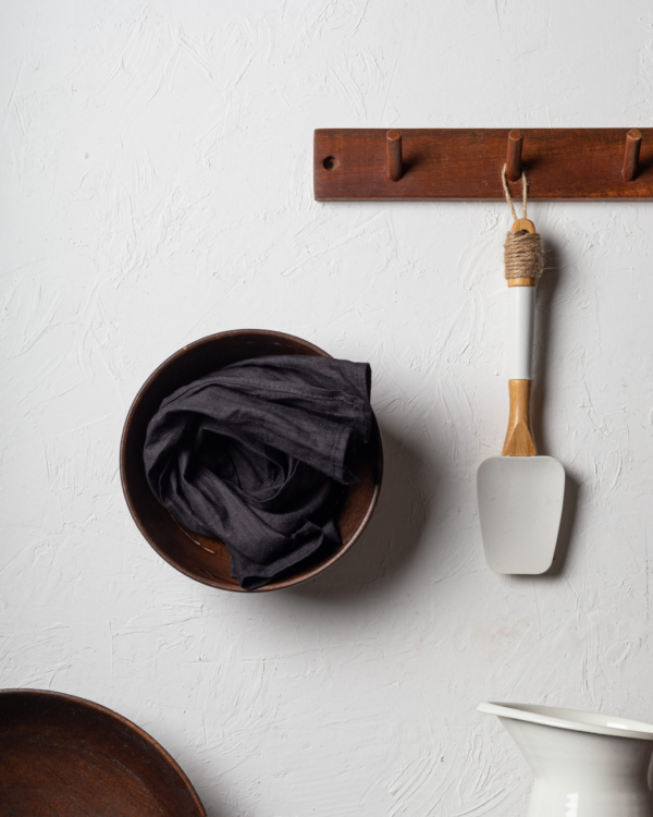 Coal Black Napkin - Image 2
