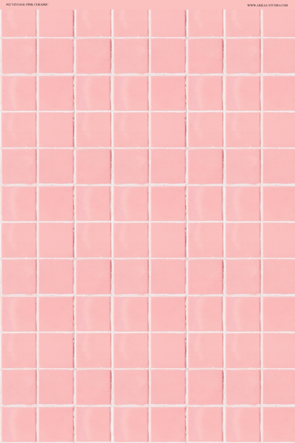 #62 Vintage Pink Ceramic