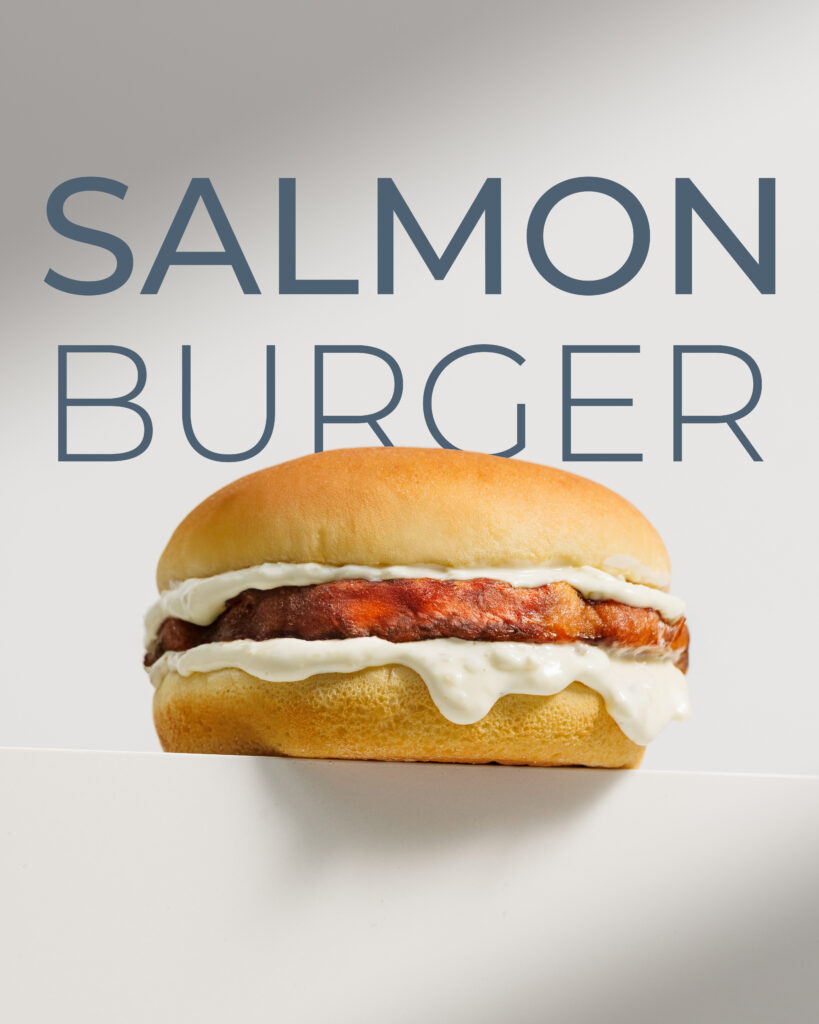 salmon burger
